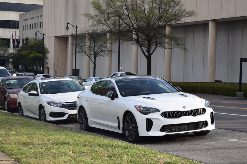 Last year, Kia didn’t bring a Stinger to the show, and this year, Kia didn’t even show up at all, so this is as close as I’ve gotten to having a Stinger in the show.